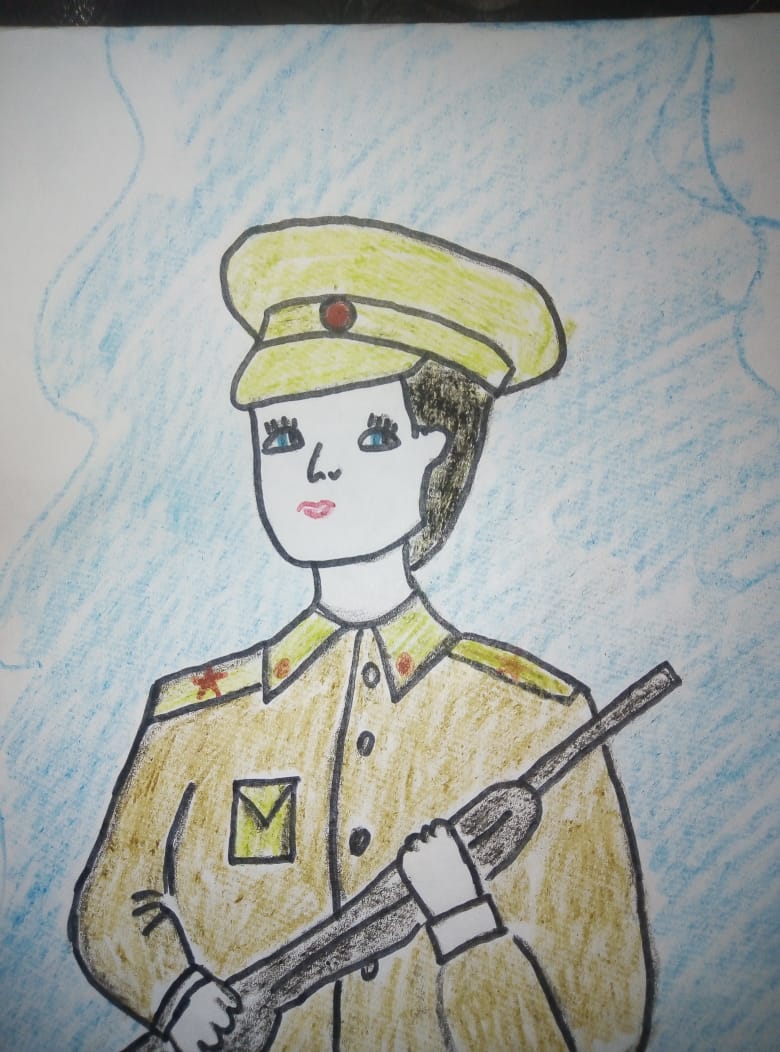 "Аты-баты,мы солдаты!" - юные дизайнеры продолжают нас удивлять оригинальными рисунками